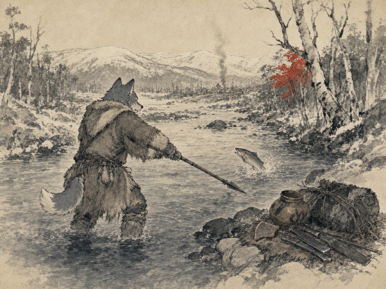 擦文文化をつくったのは、稲作の「不在」である の挿絵(マカミ)