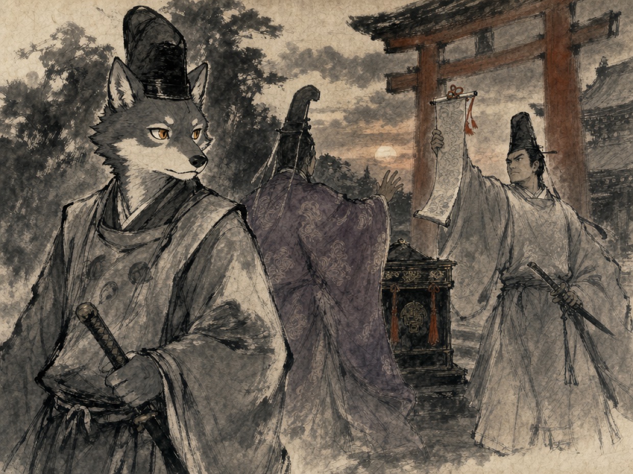 流行歌の歌集は、皇位乗っ取り未遂から生まれた の挿絵(マカミ)