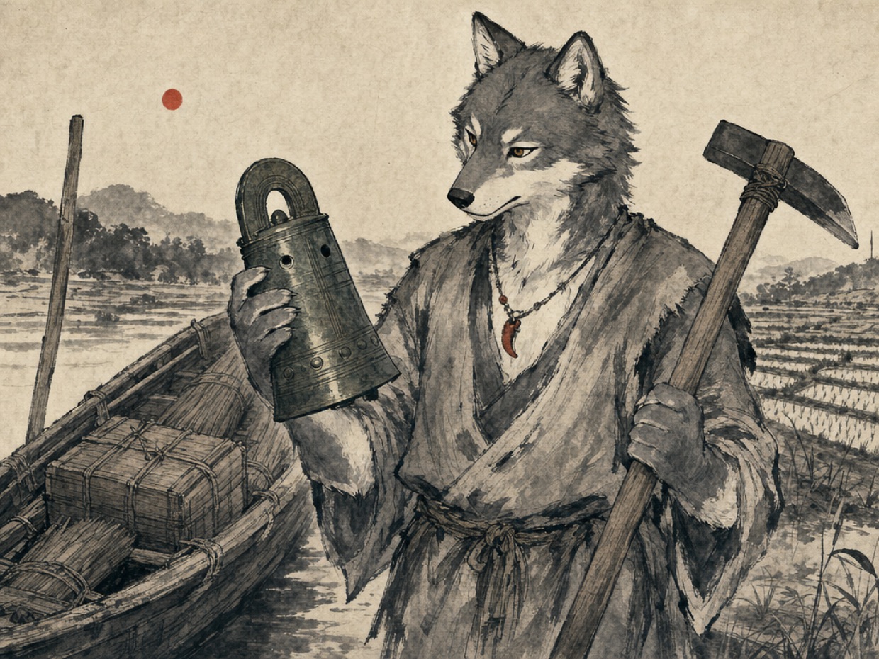 日本人の祭りと稲作は、同じ船便で届いた の挿絵(マカミ)