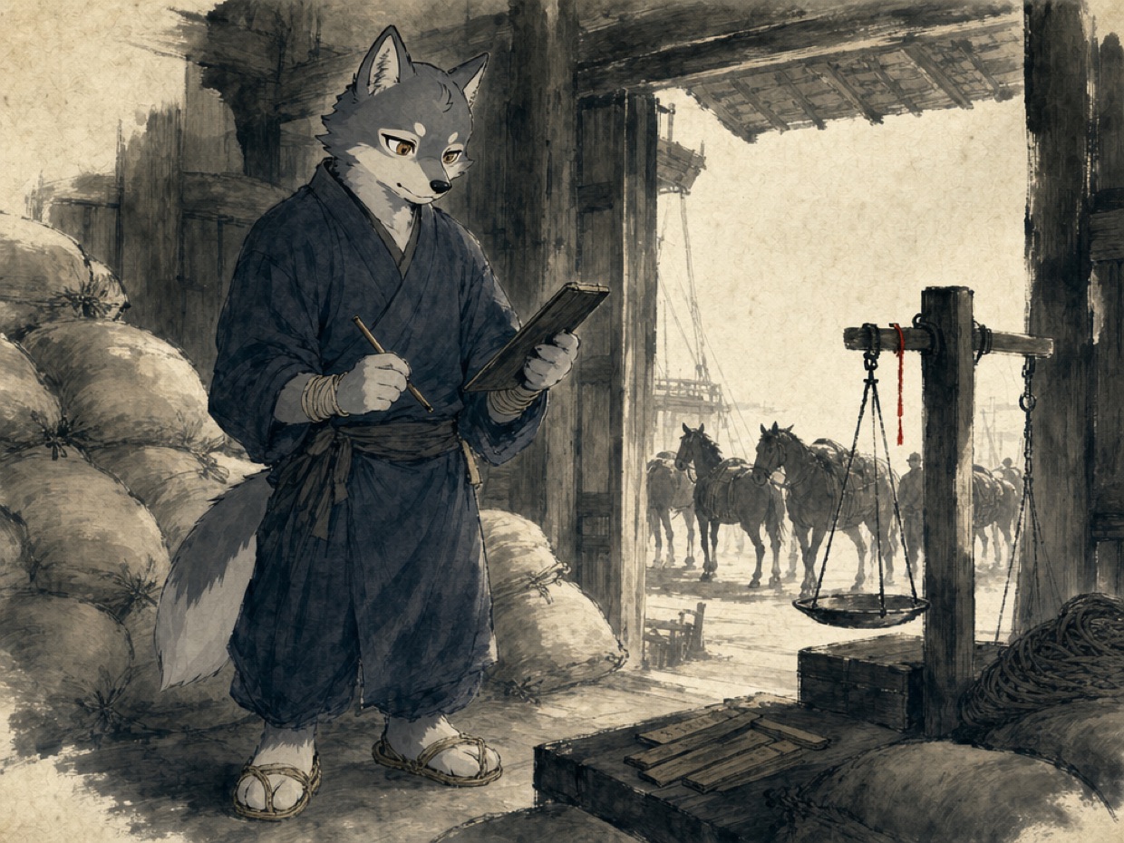 馬借を走らせたのは、港の倉庫番だった の挿絵(マカミ)