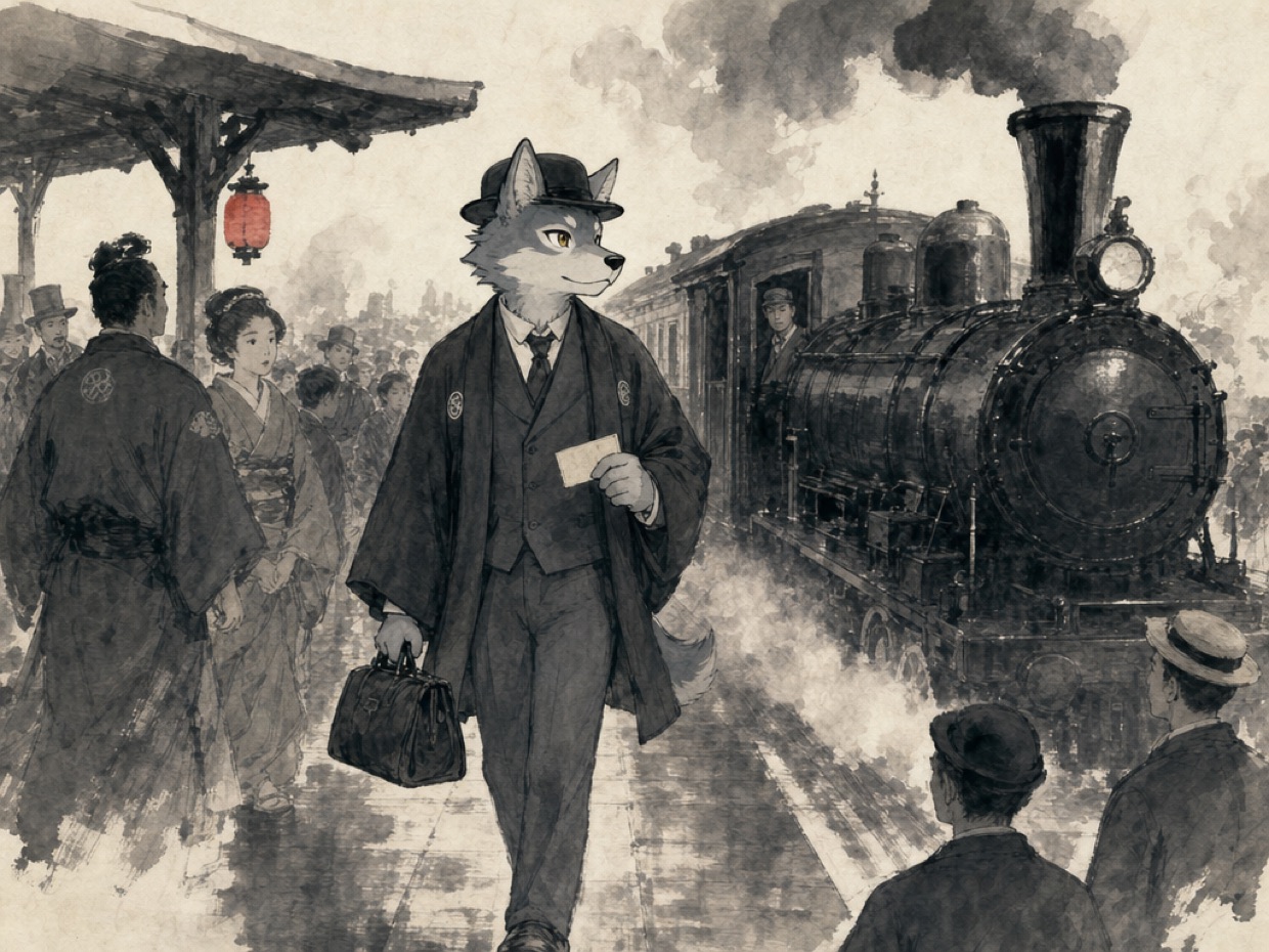 日本の映画産業は、どこから来たか——新橋発、横浜行きである の挿絵(マカミ)