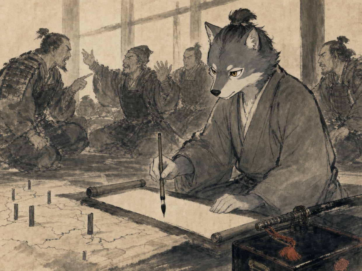 武家初の法典を書かせたのは、源氏将軍の血が絶えたことである の挿絵(マカミ)