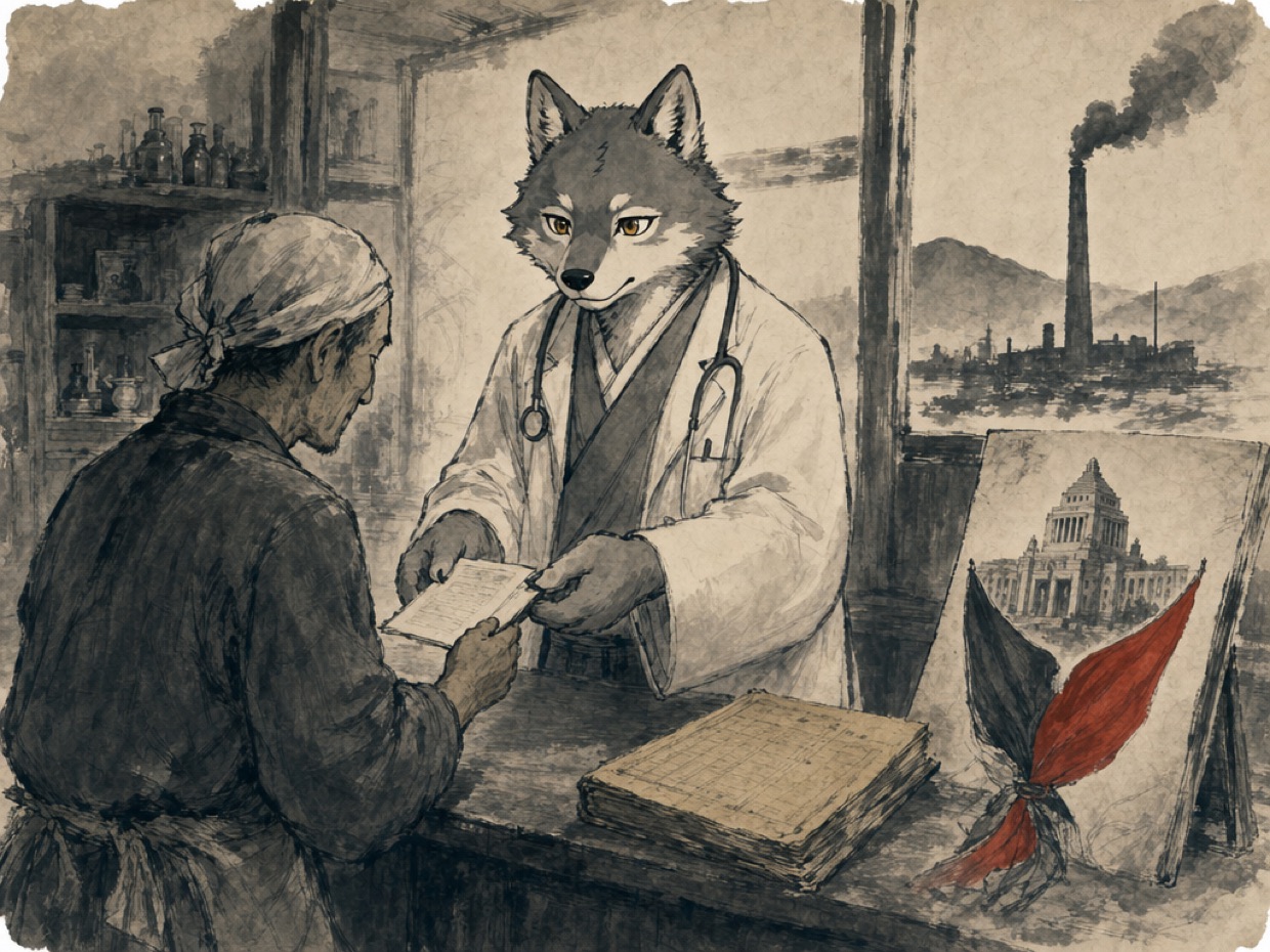 皆保険は、高度成長がなくても全国民を覆う の挿絵(マカミ)