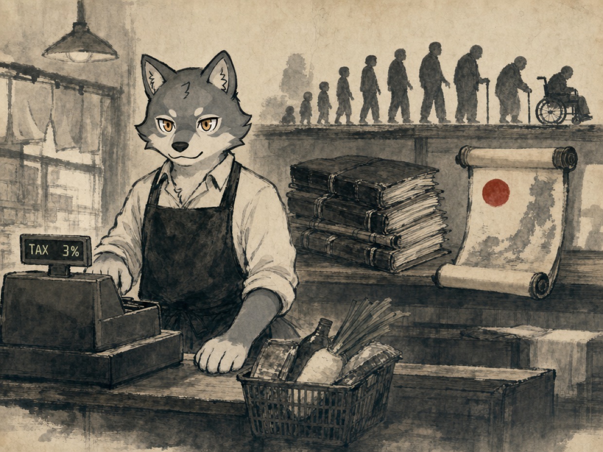 消費税は、竹下内閣でなくても3%で来た の挿絵(マカミ)