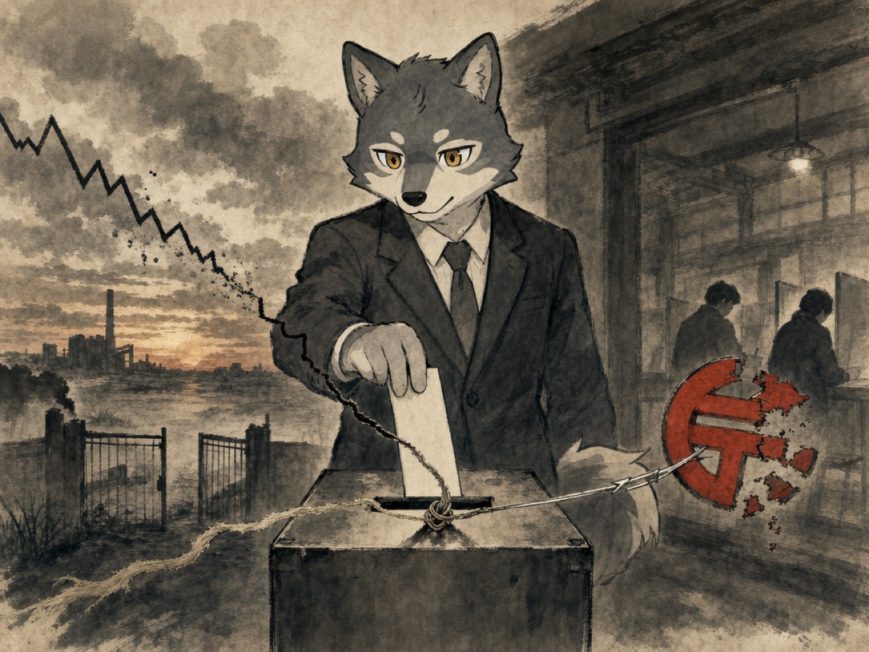 民主党を勝たせたのは、民主党ではない。三つの不況だ の挿絵(マカミ)