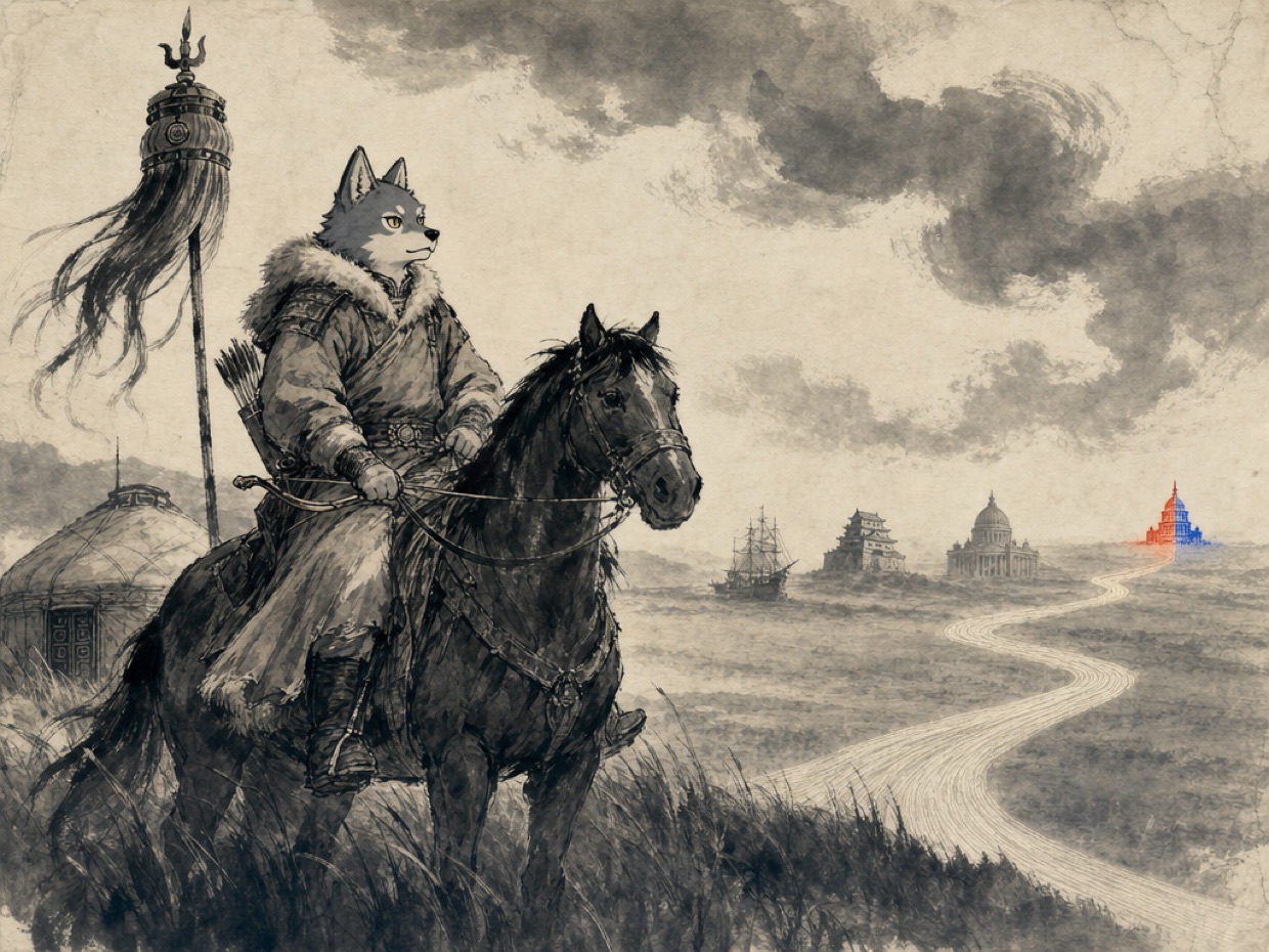 55年体制のいちばん遠い祖先は、モンゴル帝国だった の挿絵(マカミ)