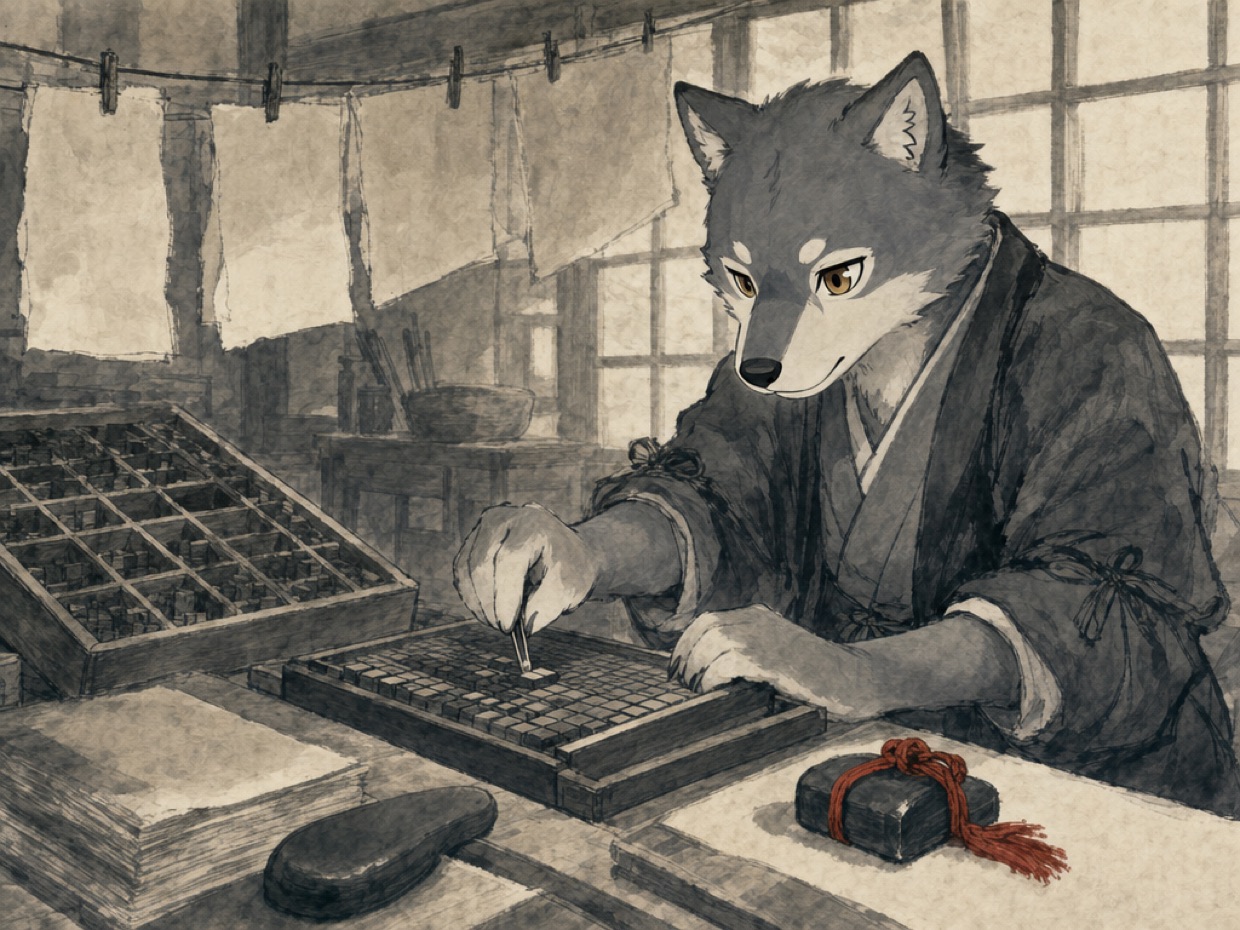 日本の文人画を育てたのは、活字印刷の挫折だった の挿絵(マカミ)